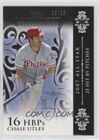 Chase Utley (2007 All-Star - 25 Hit by Pitches) #/25