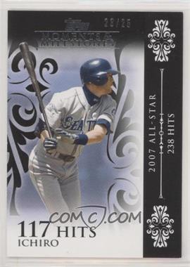 2008 Topps Moments & Milestones - [Base] - Black #63-117 - Ichiro Suzuki (2007 All-Star - 238 Hits) /25