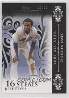 Jose Reyes (2007 All-Star - 78 Stolen Bases) #/25