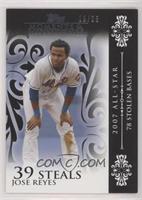 Jose Reyes (2007 All-Star - 78 Stolen Bases) #/25