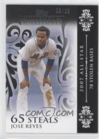 Jose Reyes (2007 All-Star - 78 Stolen Bases) #/25
