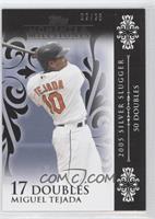 Miguel Tejada (2005 Silver Slugger - 50 Doubles) #/25