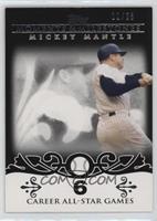 Mickey Mantle (20 Career All-Star Game Selections) #/25