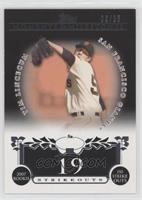 Tim Lincecum (2007 Rookie - 150 Ks) #/25