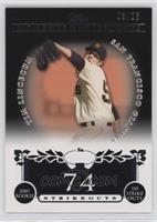 Tim Lincecum (2007 Rookie - 150 Ks) #/25