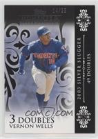 Vernon Wells (2003 Silver Slugger - 49 Doubles) #/25