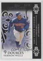 Vernon Wells (2003 Silver Slugger - 49 Doubles) [Noted] #/25