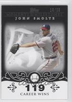 John Smoltz (2007 - 200 Career Wins (207 Total)) #/25