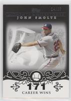 John Smoltz (2007 - 200 Career Wins (207 Total)) #/25