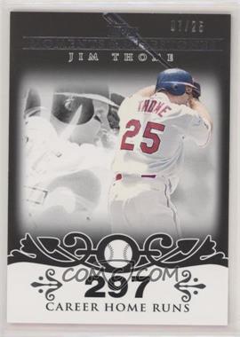 2008 Topps Moments & Milestones - [Base] - Black #85-297 - Jim Thome (2007 - 500 Career Home Runs (507 Total)) /25