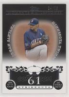 Johan Santana (2006 AL Cy Young - 245 Strikeouts) #/25