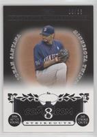 Johan Santana (2006 AL Cy Young - 245 Strikeouts) #/25