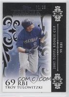 Troy Tulowitzki (2007 Topps Rookie Cup - 99 RBIs) #/25