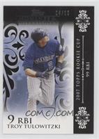 Troy Tulowitzki (2007 Topps Rookie Cup - 99 RBIs) #/25