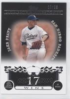 Jake Peavy (2007 Triple Crown Pitching - 19 Wins) #/25