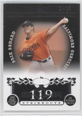 2008 Topps Moments & Milestones - [Base] - Black #95-119 - Erik Bedard (2007 MLB Superstar 221 Ks) /25