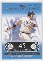 Adrian Gonzalez (2007 MLB Superstar - 100 RBIs) #/10