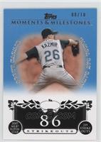 Scott Kazmir (2007 MLB Superstar - 239 Strikeouts) #/10