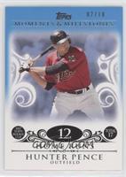 Hunter Pence (2007 Topps Rookie Cup - 17 HRs) #/10