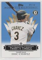 Eric Chavez (2002 Silver Slugger - 34 Home Runs) #/10