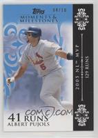 Albert Pujols (2005 NL MVP - 129 Runs) #/10