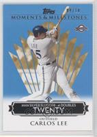 Carlos Lee (2005 Silver Slugger - 41 Doubles) #/10