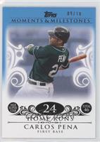 Carlos Pena (2007 MLB Superstar - 46 HRs) #/10