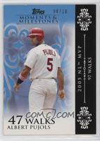 Albert Pujols (2005 NL MVP - 97 Walks) #/10