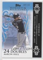 Aaron Hill (2007 MLB Superstar - 47 Doubles) #/10