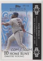 Dmitri Young (2007 NL Comeback POY - 13 HRs) [Noted] #/10