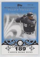 Frank Thomas (2007 - 500 Career Home Runs (513 Total)) #/10