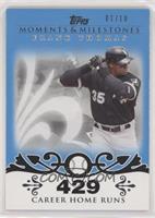 Frank Thomas (2007 - 500 Career Home Runs (513 Total)) [EX to NM] #/10