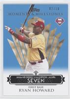 Ryan Howard (2006 HR Derby Champion - 23 HRs) #/10