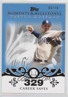 Trevor Hoffman (2007 - 500 Career Saves (524 Total)) #/10