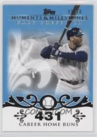 Gary Sheffield (2007 - 450 Career Home Runs (480 Total)) #/10