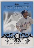 Gary Sheffield (2007 - 450 Career Home Runs (480 Total)) #/10