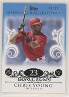 Chris Young (2007 Rookie - 32 Home Runs) #/10