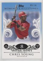 Chris Young (2007 Rookie - 32 Home Runs) #/10