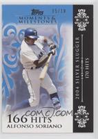 Alfonso Soriano (2004 Silver Slugger - 170 Hits) #/10