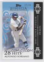 Alfonso Soriano (2004 Silver Slugger - 170 Hits) #/10