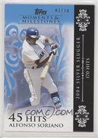 Alfonso Soriano (2004 Silver Slugger - 170 Hits) [Noted] #/10