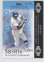 Alfonso Soriano (2004 Silver Slugger - 170 Hits) #/10