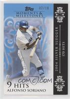 Alfonso Soriano (2004 Silver Slugger - 170 Hits) #/10