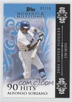 Alfonso Soriano (2004 Silver Slugger - 170 Hits) #/10