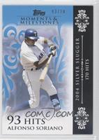 Alfonso Soriano (2004 Silver Slugger - 170 Hits) #/10