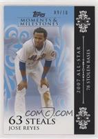 Jose Reyes (2007 All-Star - 78 Stolen Bases) #/10