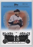 Johan Santana (2006 AL Cy Young - 20 Wins) #/10