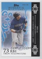Troy Tulowitzki (2007 Topps Rookie Cup - 99 RBIs) #/10