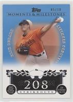 Erik Bedard (2007 MLB Superstar 221 Ks) #/10