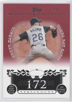 Scott Kazmir (2007 MLB Superstar - 239 Strikeouts) #/1